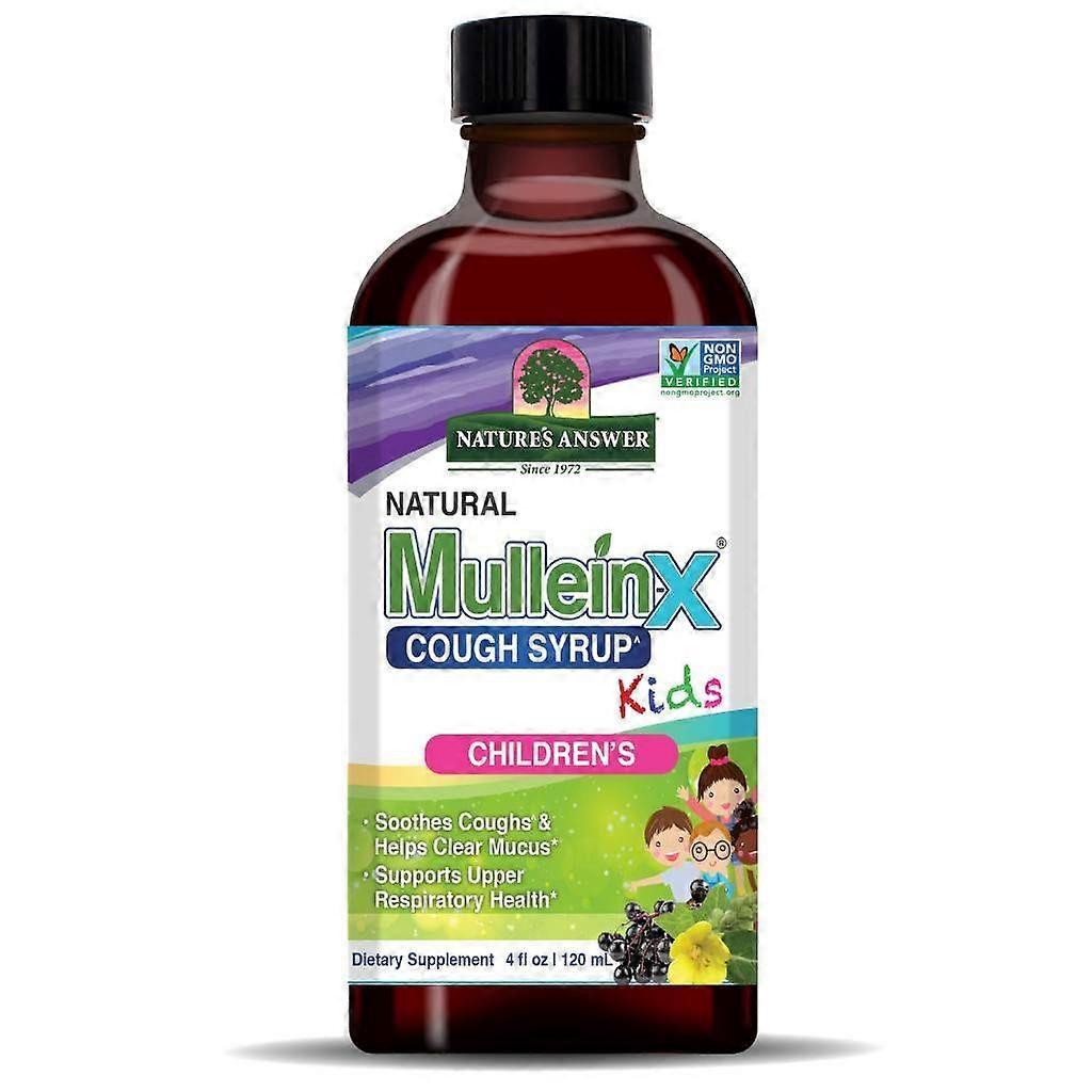 Nature's Answer Natural Mullein-X Cough Syrup for Kids 120ml (1428)