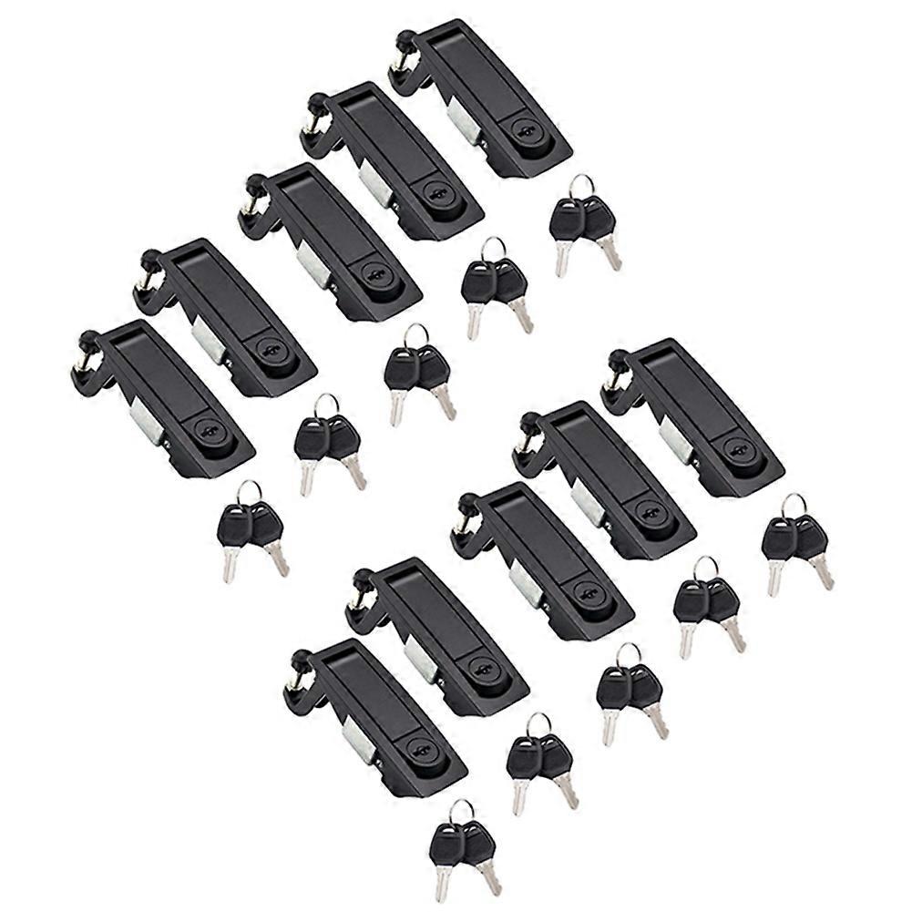 10PCS Compression Latch Lever Latch Lock for Marine Car RV Door Hand Lock Adjustable Lever Latches