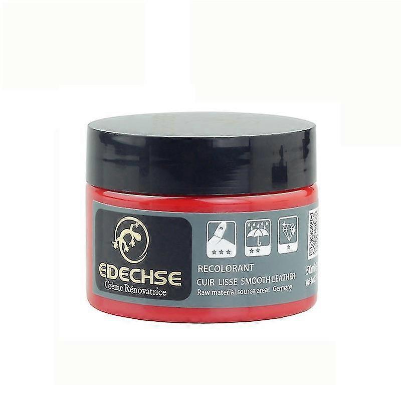 Läder färg reparation Cream Sko Polsk LäderGlasFärg Färg färg vax röd