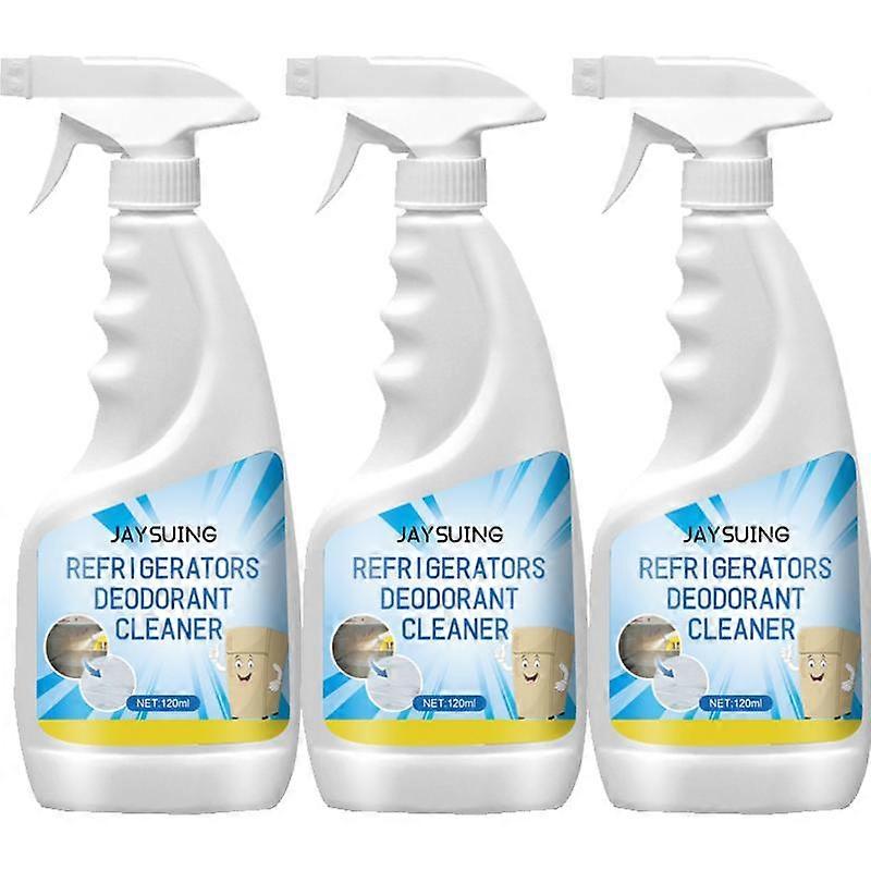 منظف مزيل العرق بالثلاجة ، ثلاجة فريزر برائحة إليميناتو ، بخاخ تنظيف 120 مل للثلاجة الداخلية