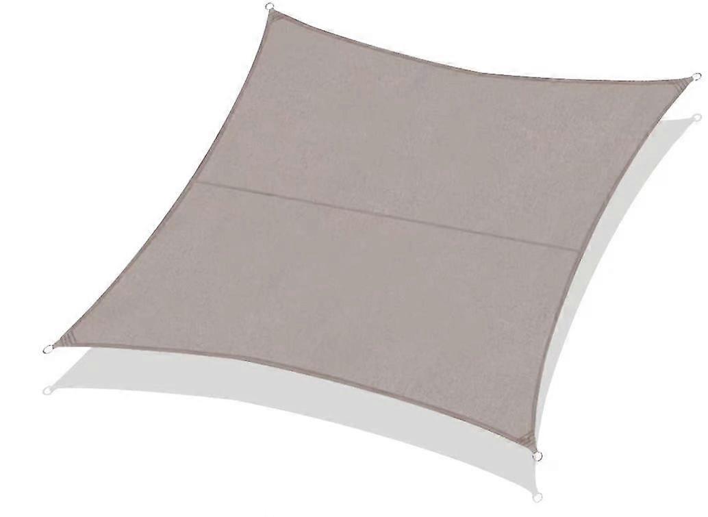 Rectangular shade sail, 3x3m, waterproof, anti-UV, waterproof and breathable, light gray