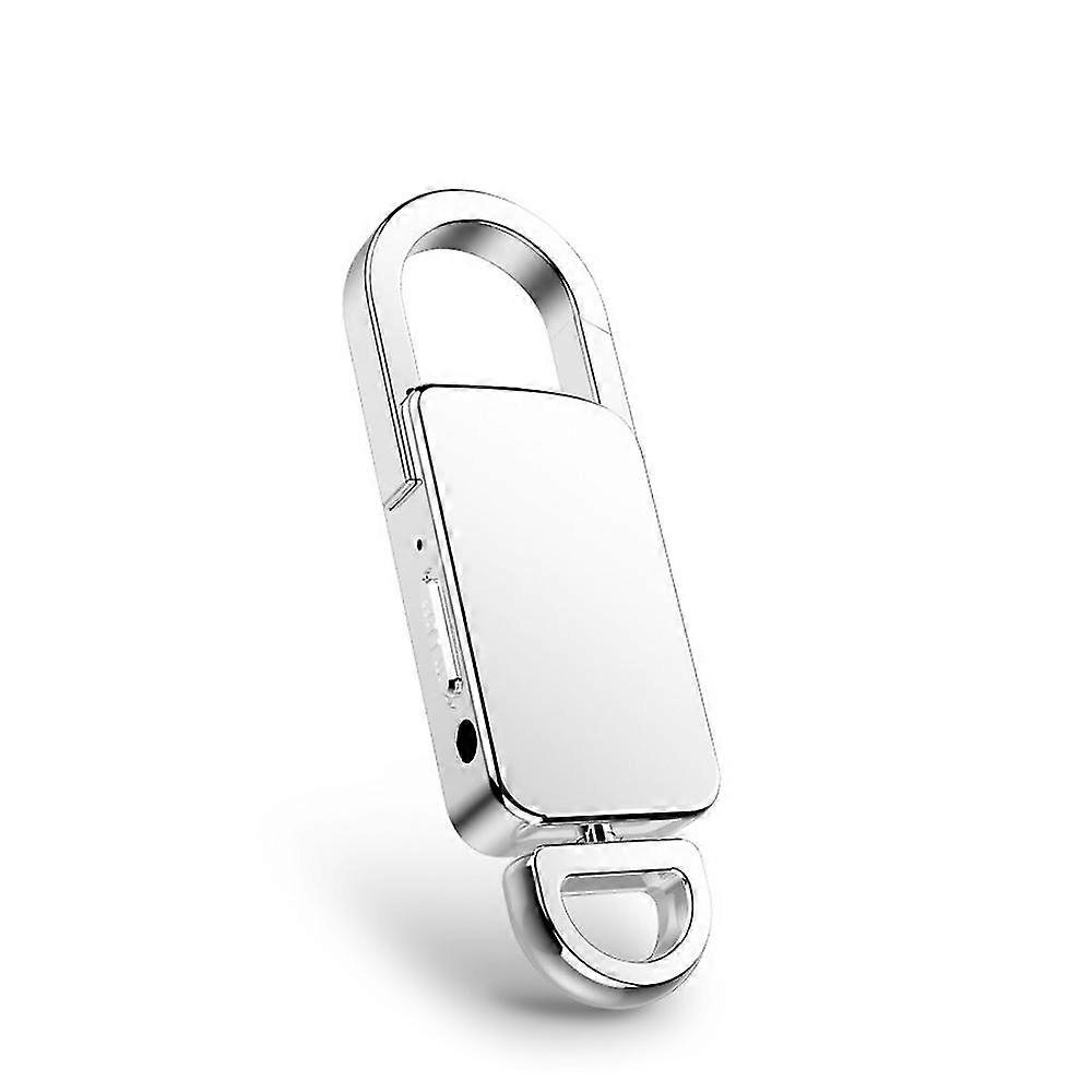 8gb Digital Keychain Recorder Plata