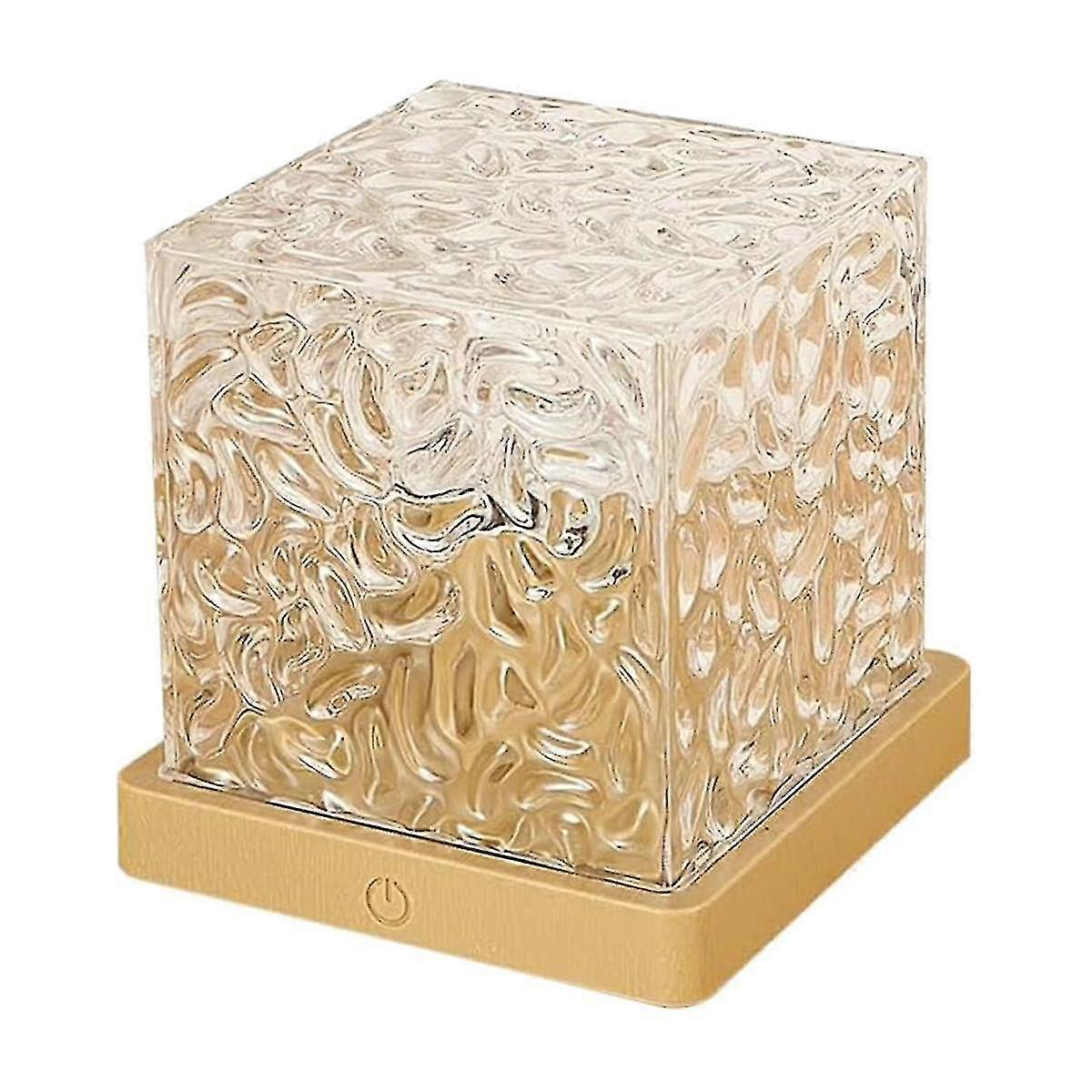 Lampada Aurora Boreale, lampada a cubo ondulato, proiettore, luci a effetto onda d'acqua a 16 colori per camera da letto