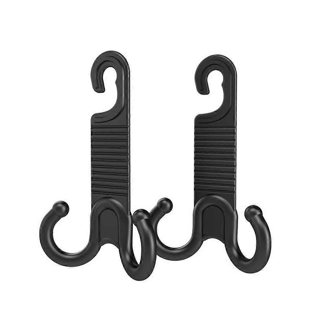 2x Headrest Hanger Car for Seat Back Handbag Double Hooks Storage Grocery Bag