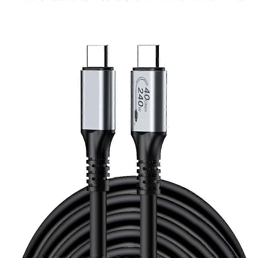 240W Fast Charging USB4 Data Cable Power Lines Type C Cable 8K 40Gbps Wire