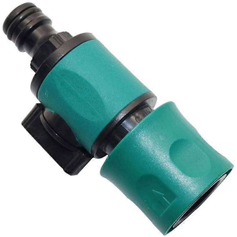 Plastic Valve with Quick Connector Agriculture Garden Watering Prolong Hose Irrigation Pipe Fittings Hose Adapter Switch 1 Pcs Betterlifefg