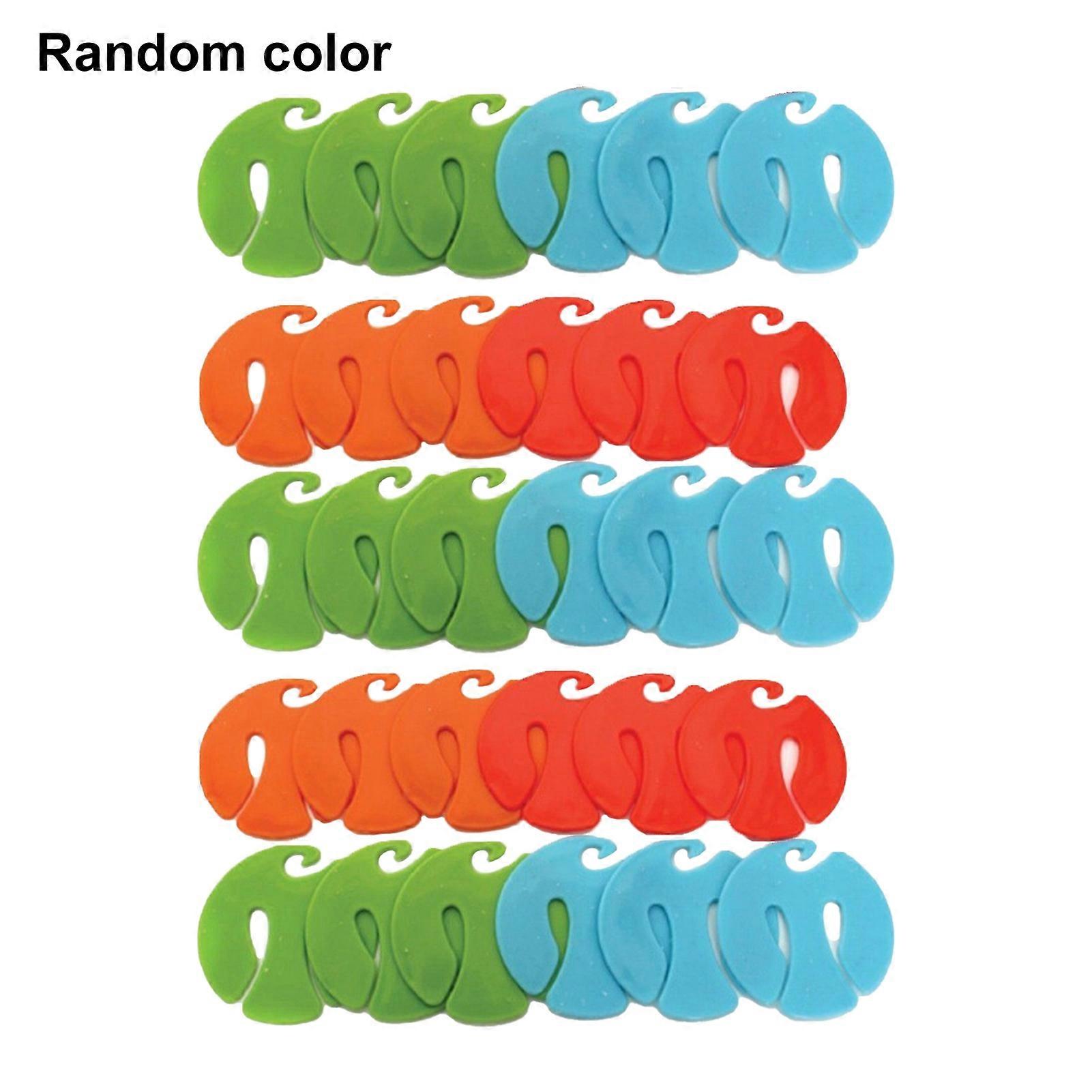 30Pcs Sock Clip Hook Design Wide Application Plastic Assorted Mini Storage Clamp Household Supplies