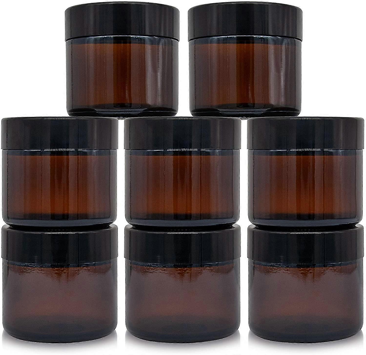 8-piece Mini Portable Glass Storage Jar