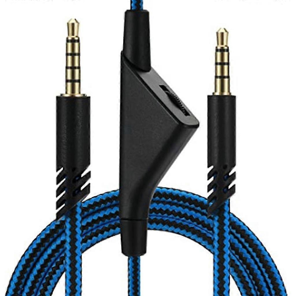 Headset Cable Nylon Braided For A10 A40 Headset Wire With Volume Control