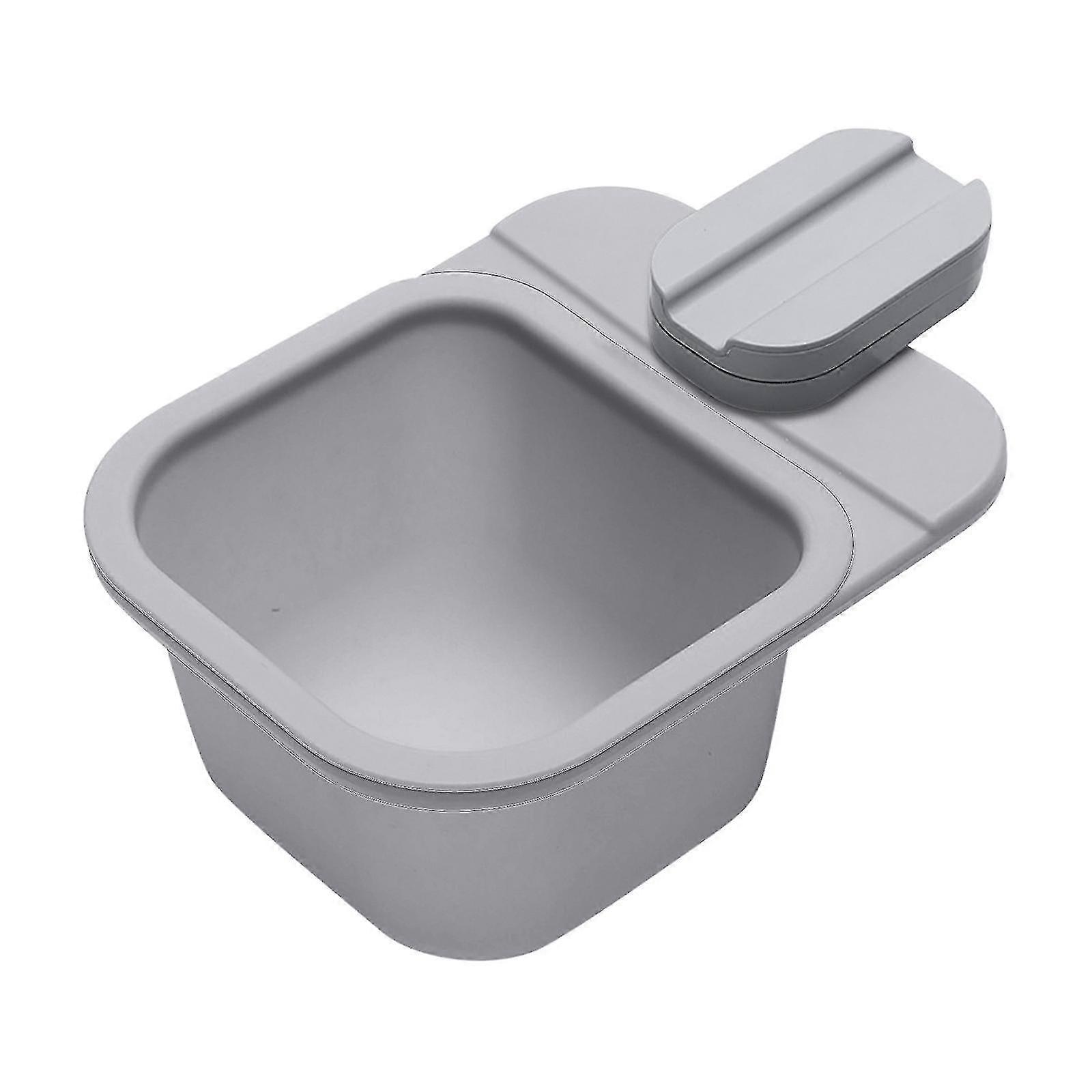 Multi-Angle Rotating Dining Table Vegetable Residue Bucket Hidden Storage Box Under The