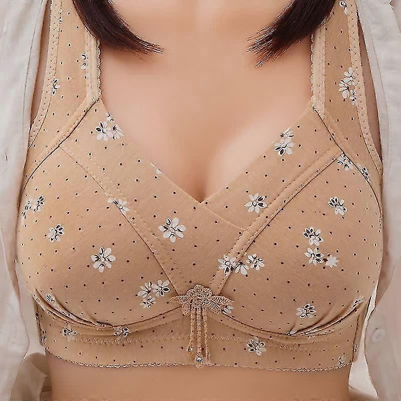 Talla- Ropa interior de mujer Thin Comfortable Adjable Bra Fl Bra