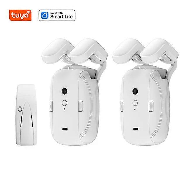 Smart Curtain Robot, Intelligent 3-in-1 Control App/remote/voice Control(alexa Google Siri) For Roman Rod Track
