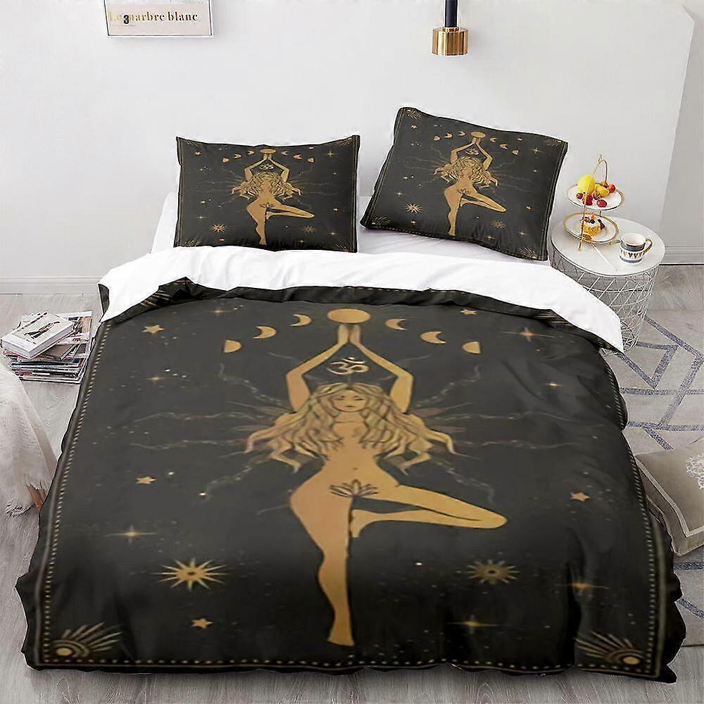 v815 Lakan Tarot Divination Påslakan Set Sängkläder Örngott Hemtextilier Lakan IU815