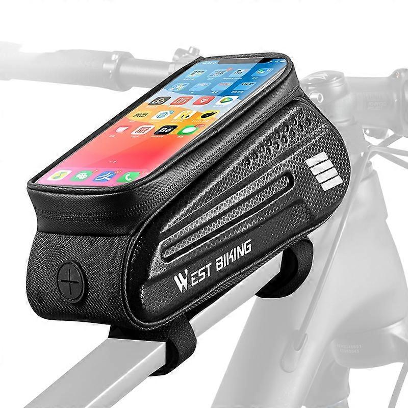 WEST BIKING Bicycle Hard Shell Front Beam Bag