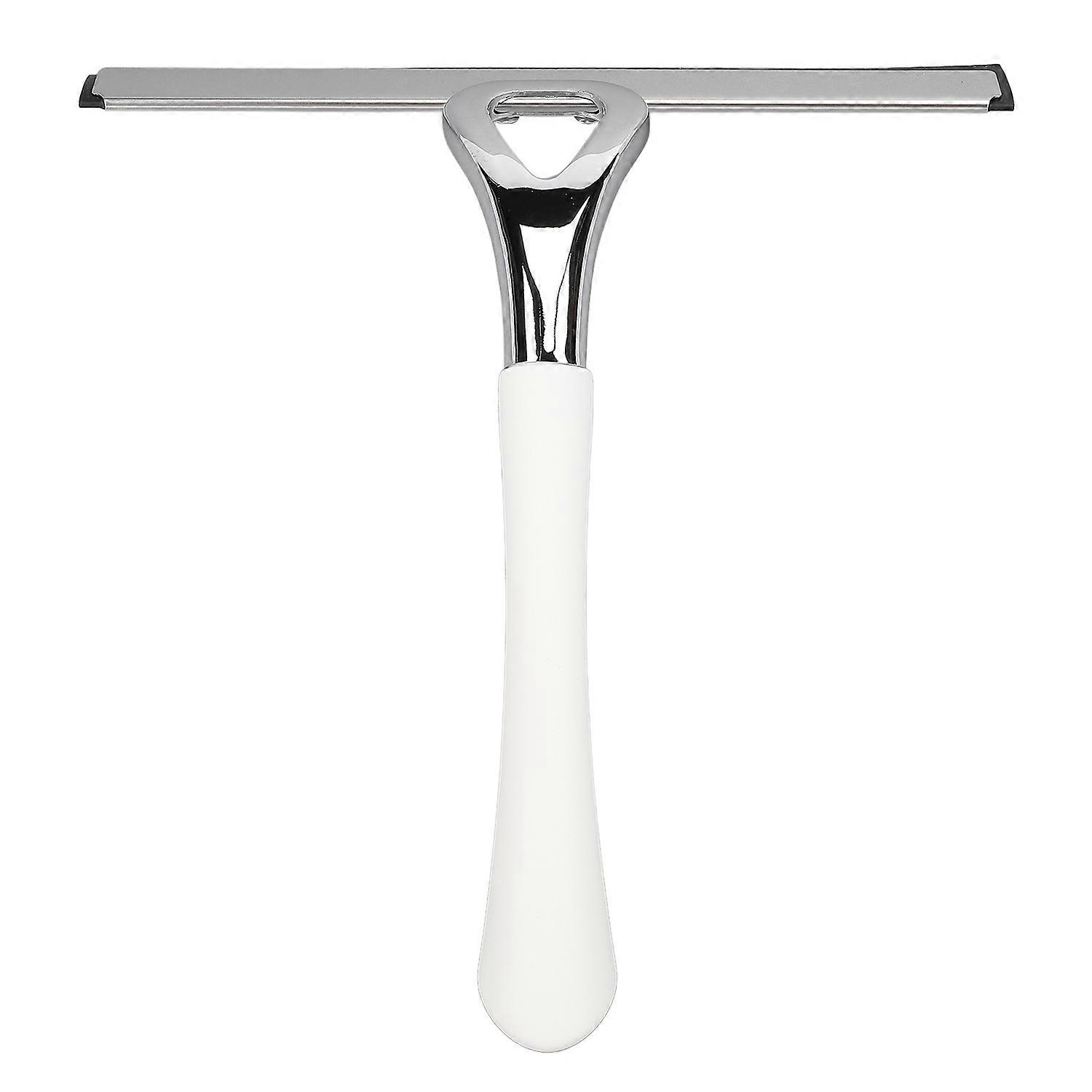 Glass Squeegee Metal Handle Effective Labor Saving Glass Cleaning Squeegee for Shower Room Bathroom 
