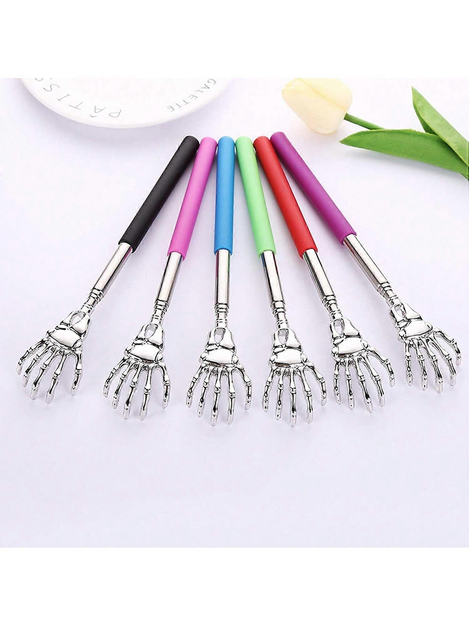 5ks Tickle Scratcher Tool Massager Body Scratcher Extendable Back Scratcher teleskopický chrbák Back Scratcher Back Scratchers Dlhá rukoväť z nehrdzavejúcej ocele So