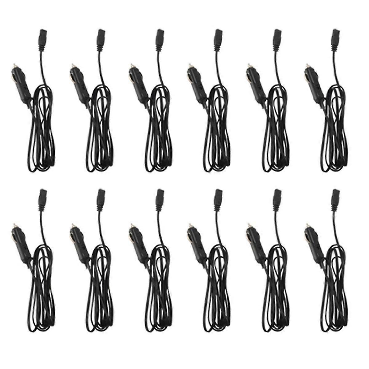 2m 12V Replacement Car Cooler Box Fridge Lighter 2 Pin Charger Cable