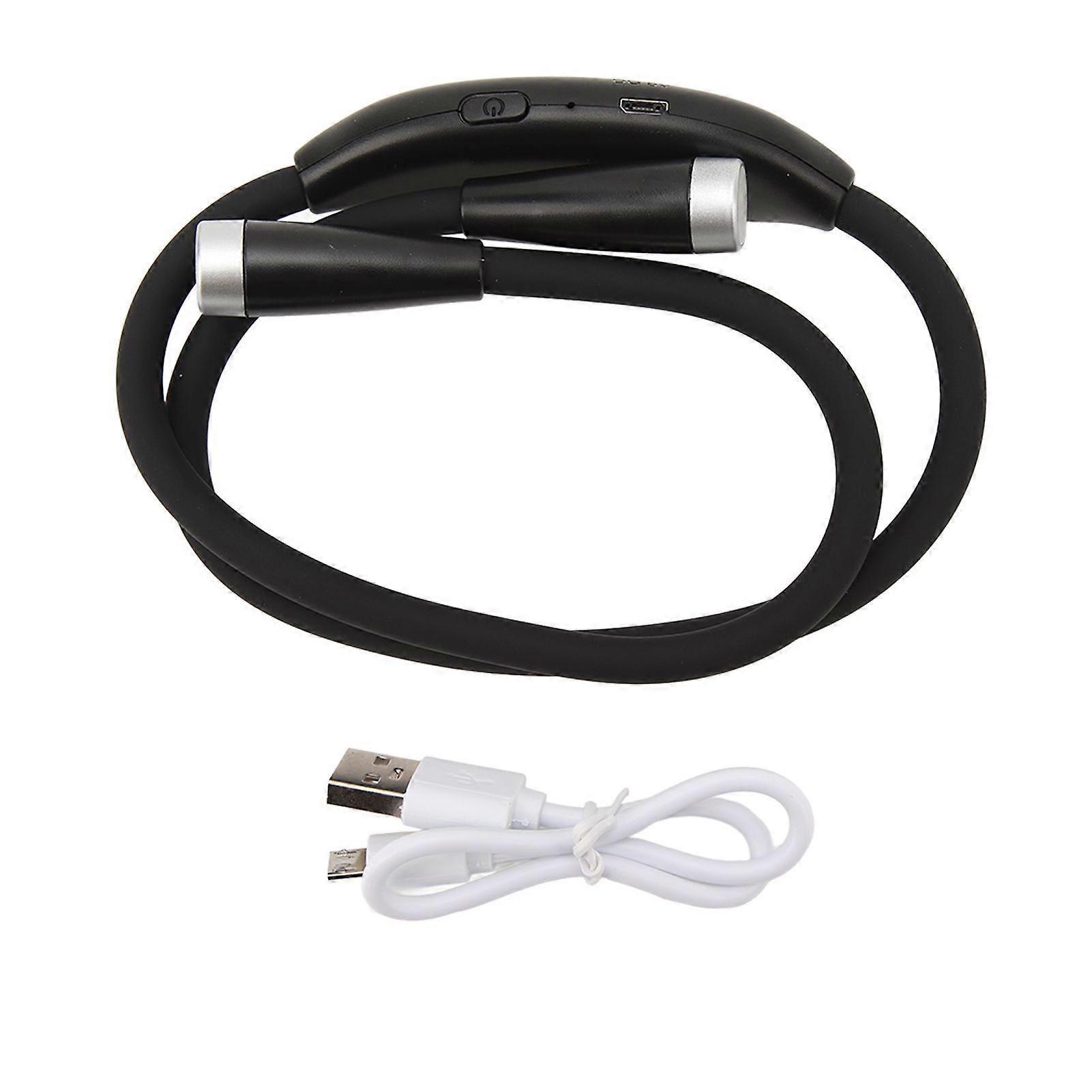 Neck Reading LED Lamp 3 Gear Brightness Bendable Silicone ABS White Light Source LED Hug Light for Writing