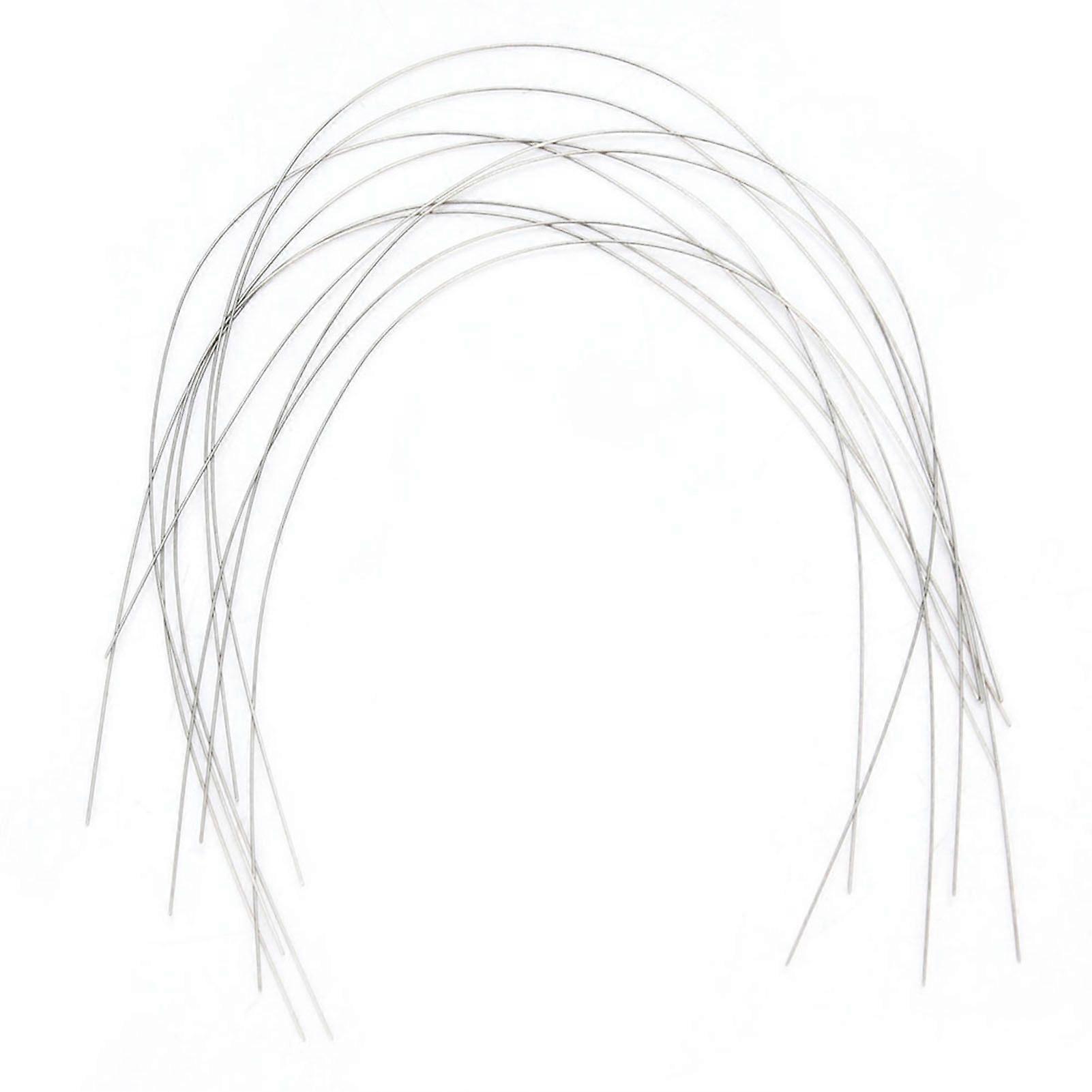 10Pcs Super Elastic NiTi Arch Round Wire Archwire for Orthodontic Dental Supplies (0.20 Lower)