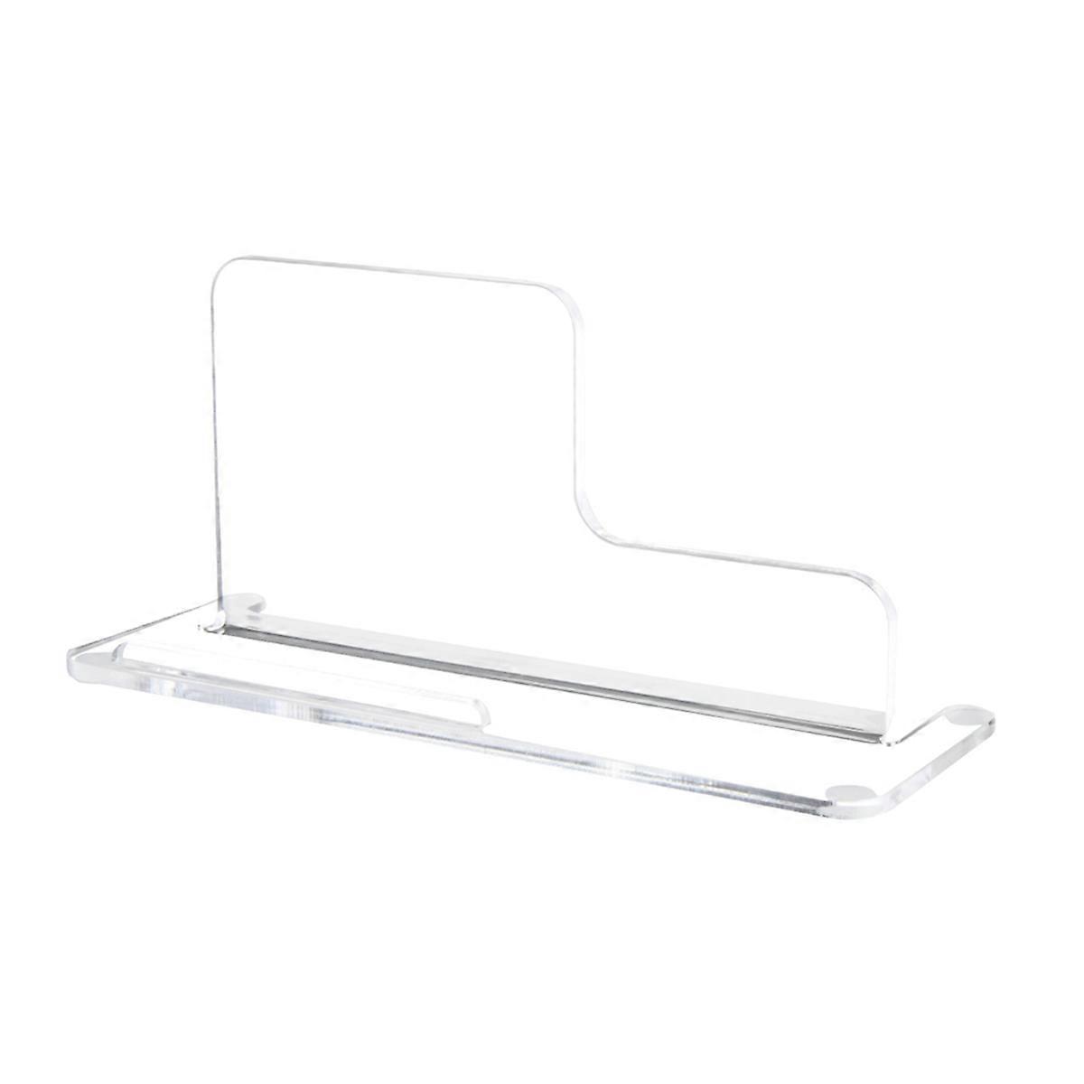 Universal Mobile Phone Desktop Holder Base Acrylic Headset Desktop Base for Wireless Bluetooth Headset Transparent