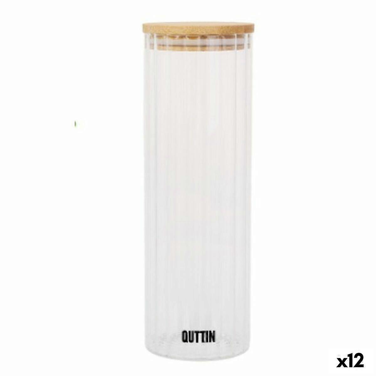 Klarsichtglas Quttin 9 x 27 cm 1,4 L (12 Stück)