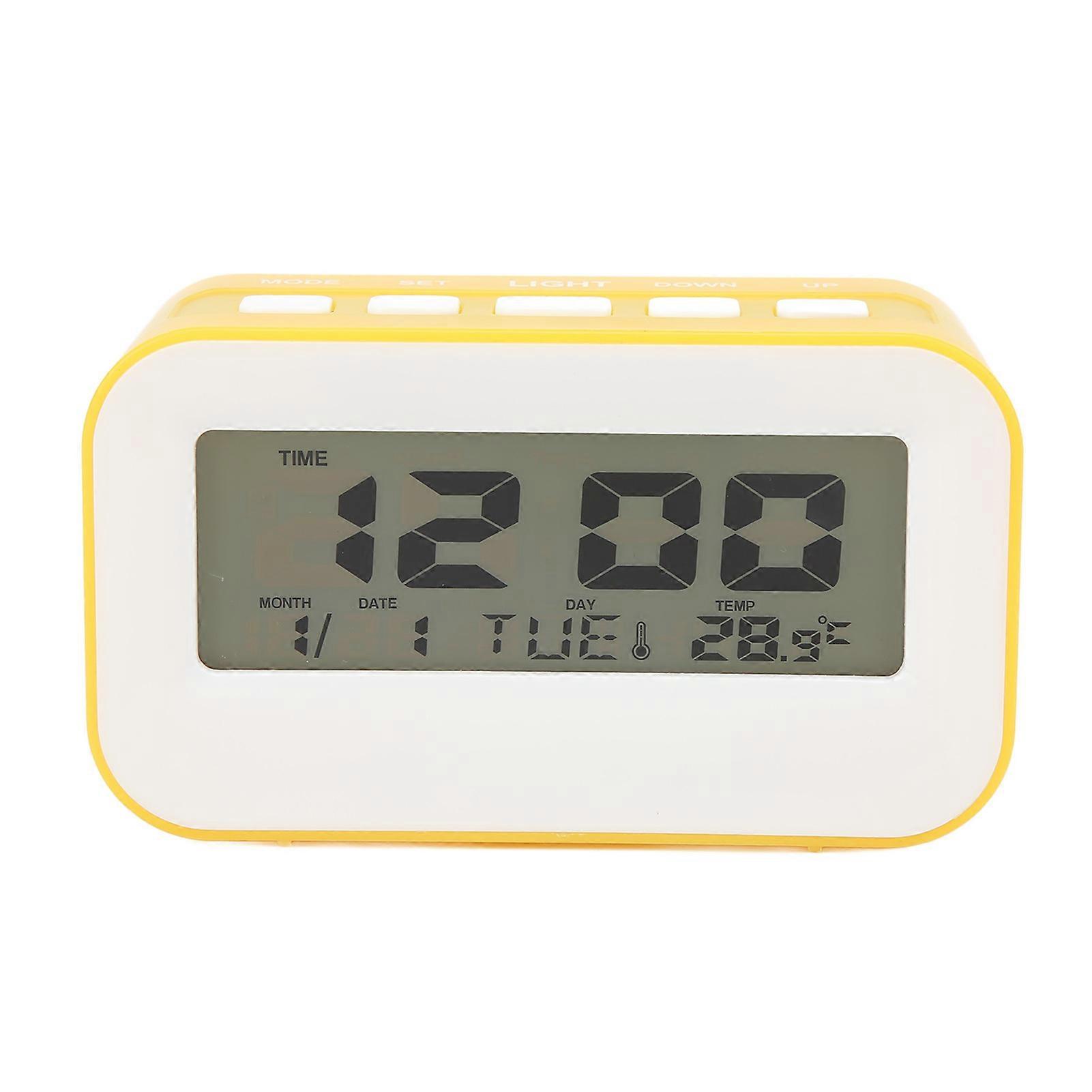 Sleek Large-Screen LED Alarm Clock with Birthday Reminder Countdown Timer