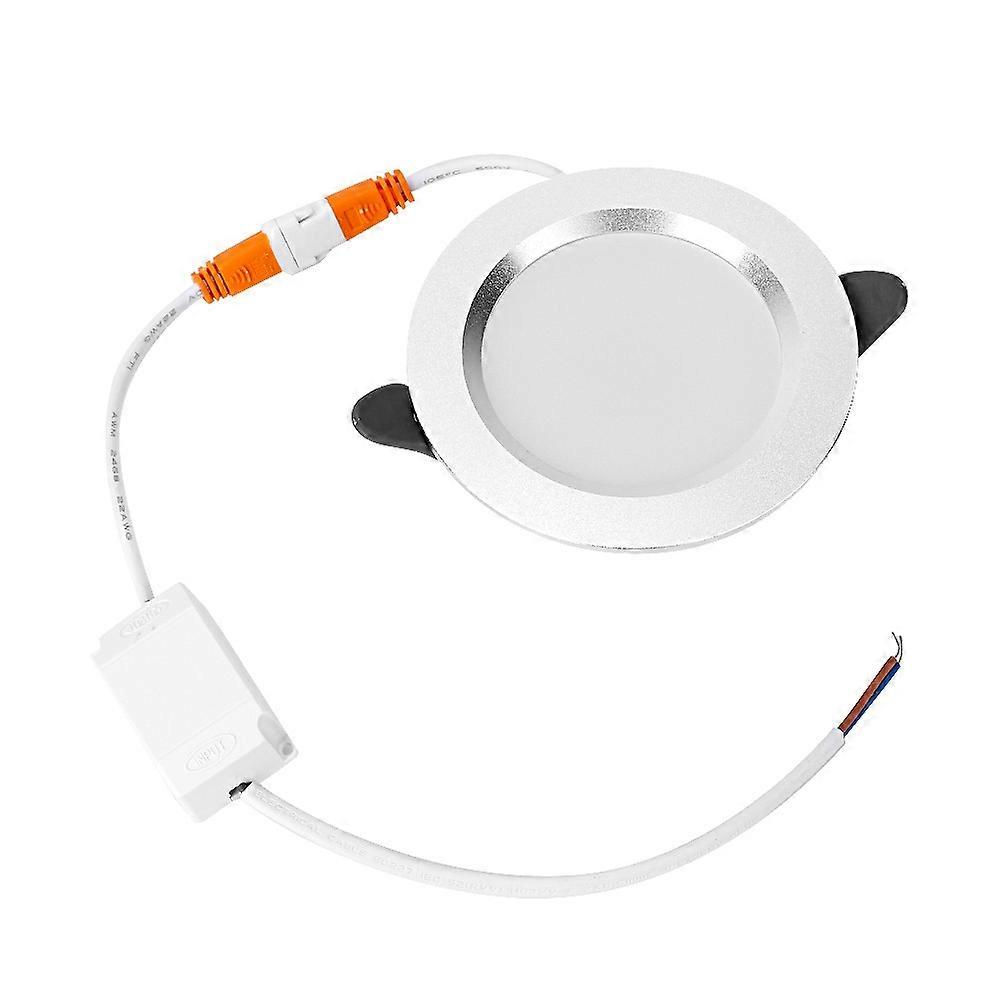 RGB&W 7W LED Smart Multi-color Ceiling Light Downlight Wifi Control Lighting AC 85-265V Silver