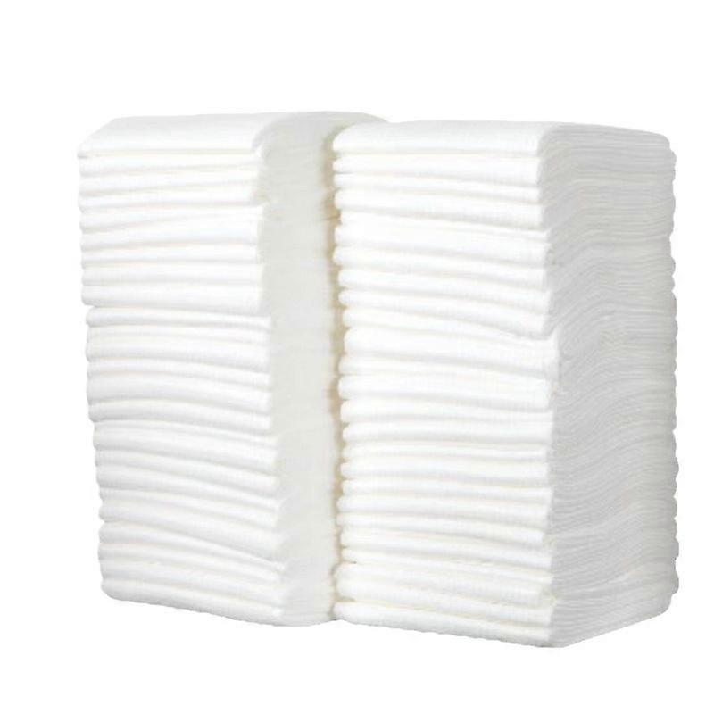 50-Count extra large white disposable bath towels