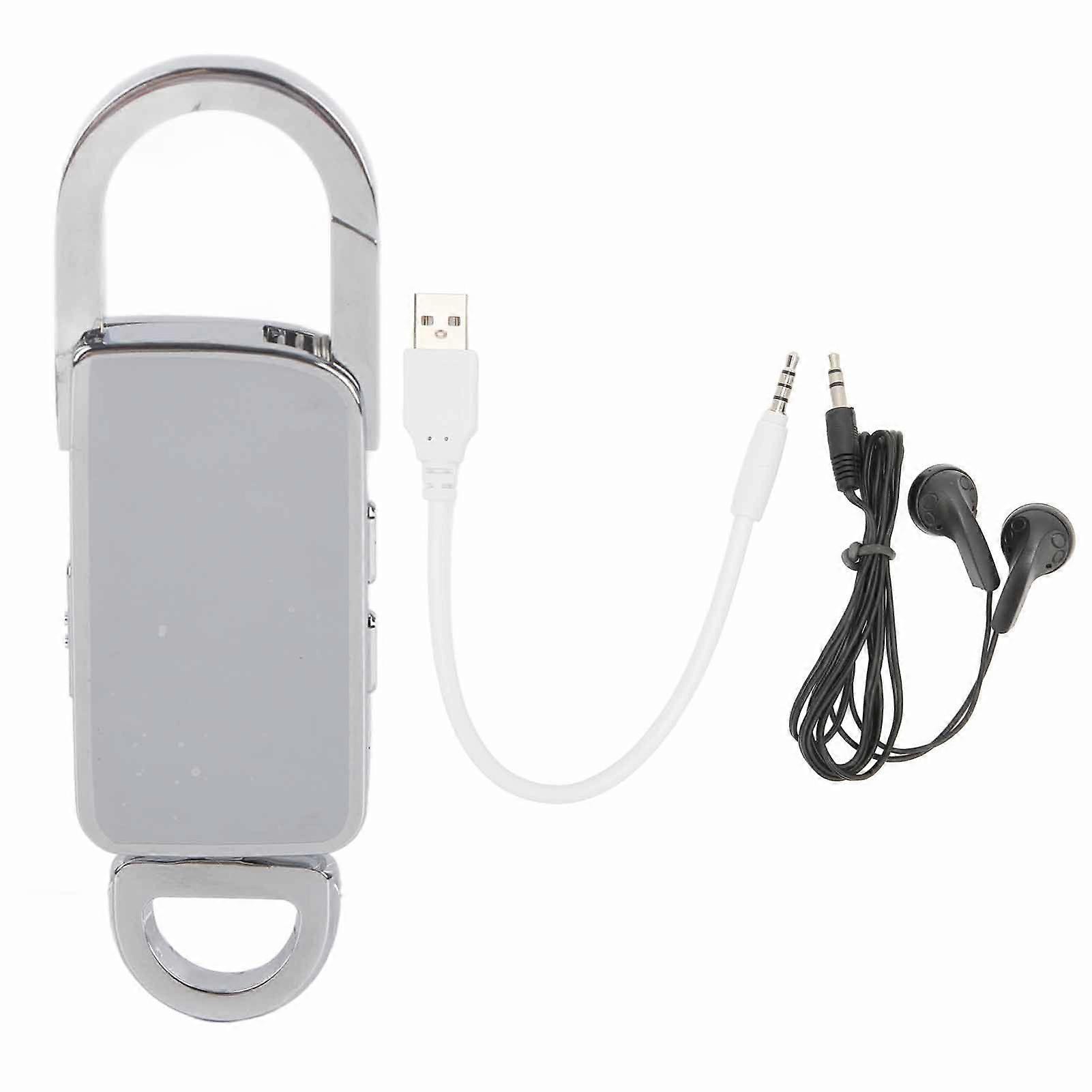 HiFi AI Mini Voice Recorder with Noise Reduction for Lectures and Meetings