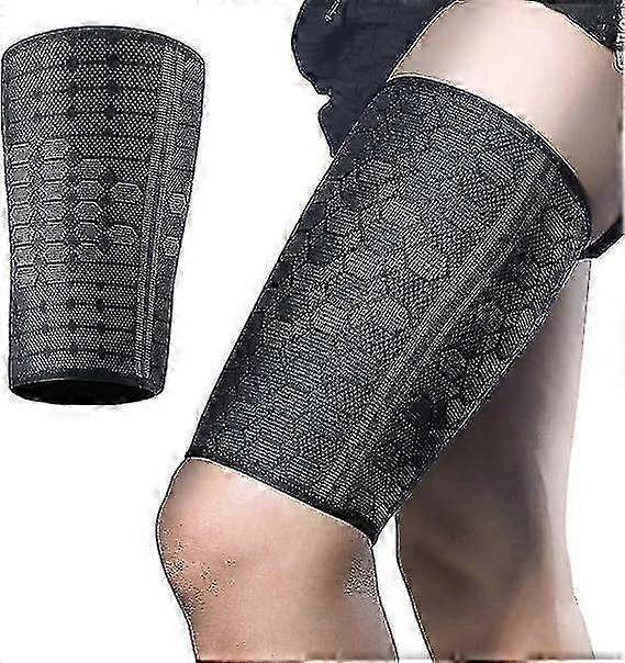 Thigh Compression Sleeves Recovery And Pain Relief, For Hamstring Quadricep Muscle Injury And Strain Recovery