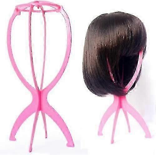 Wig Display Stand Mannequin Dummy Head Hat Cap Hair Holder Folding Stable Toolrandom Color1pcs)