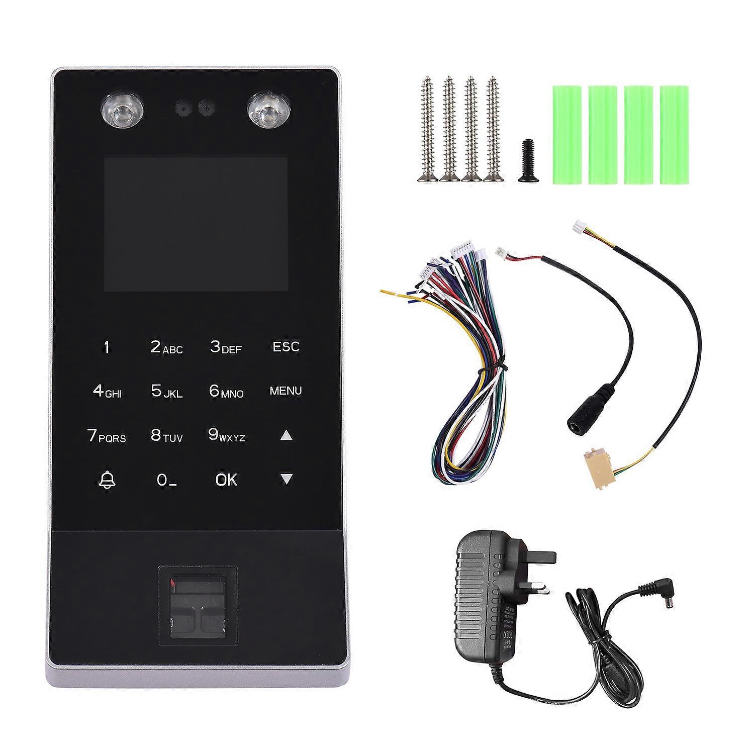 Face Recognition Fingerprint Password Attendance Machine Access Control Time Clock Recorder Support 
