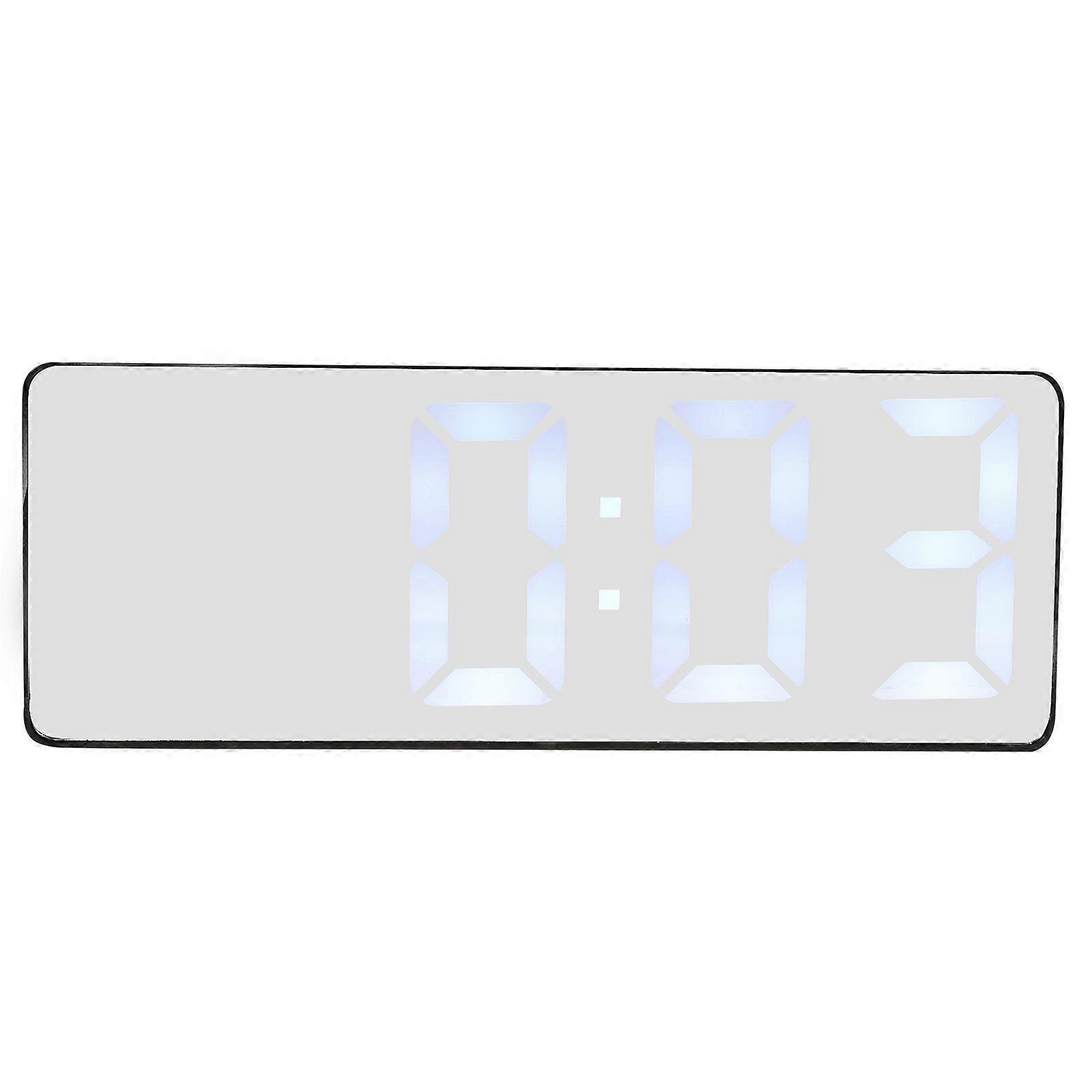 Digital Alarm Clock Large Screen Clock Clock with Temperature Display USB Alarm Clock