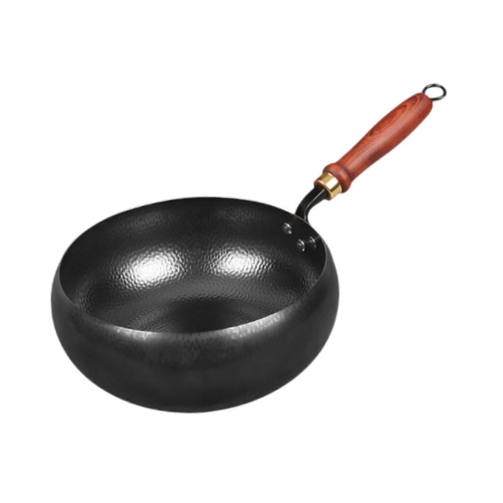 Pentole versatili antiaderenti per wok universali da 9,45 pollici per cucina da campeggio senza coperchio