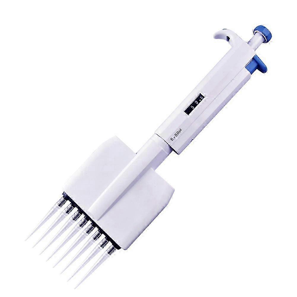 8 Channels Pipettor Volume Pipettes Adjustable Lab Transfer Pipettes Tool