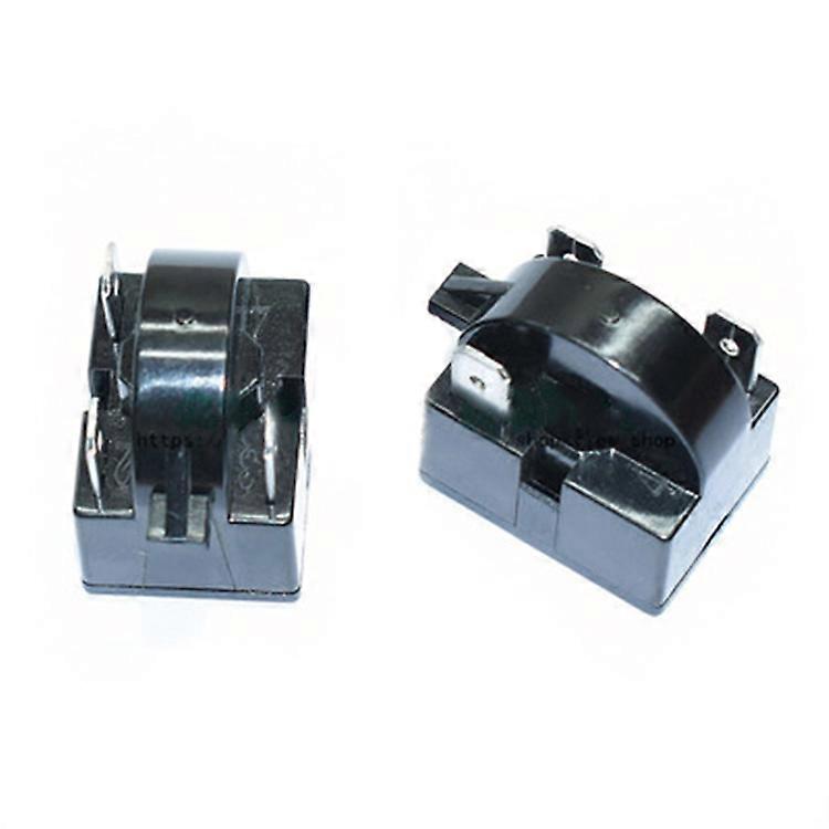 Refrigerator Compressor Relay Starter for QP2-15C Universal Type Three Inserts 15 Ohm Black 1PC 