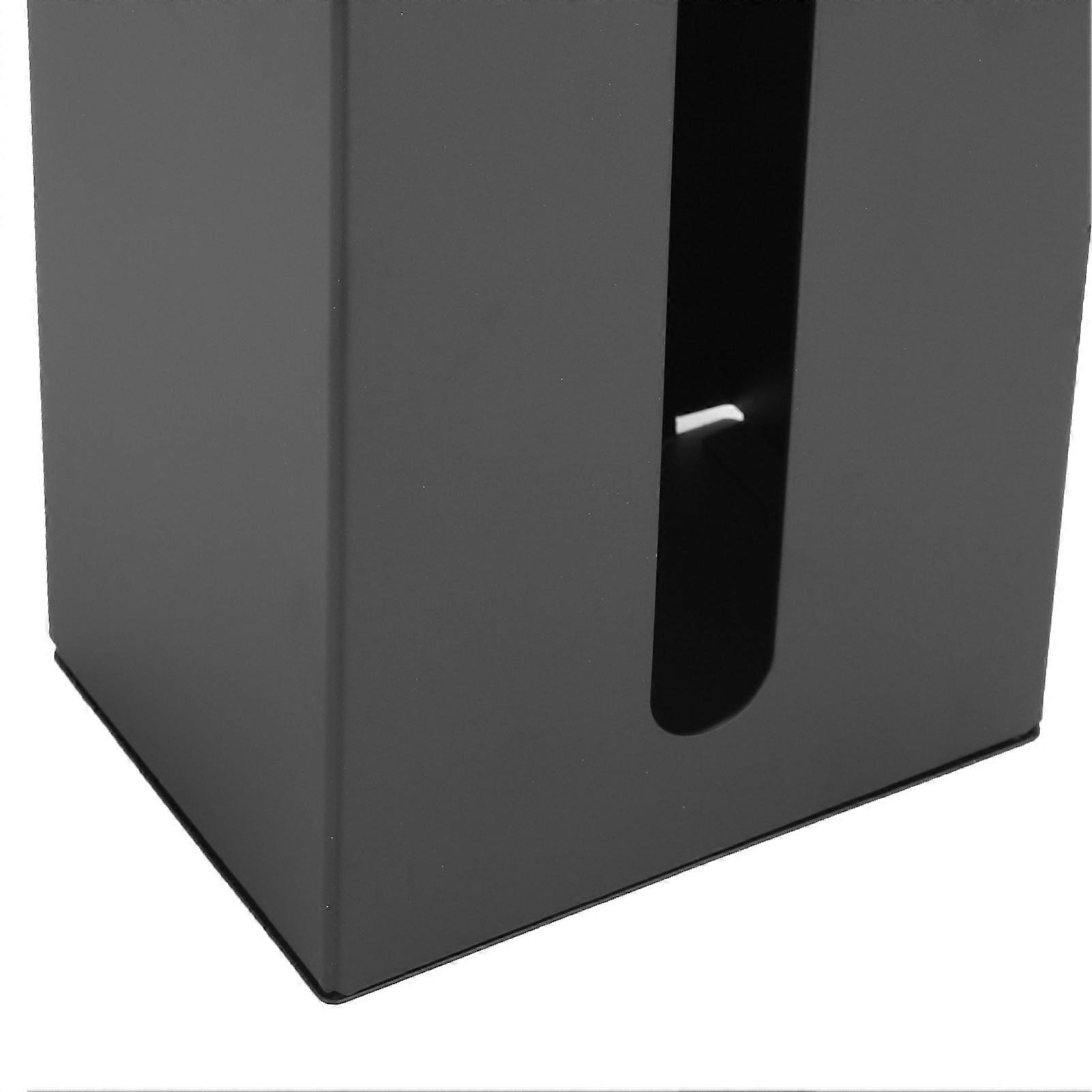 Black Wall Mounted Tissue Box Holder for Home Use Wall Tissue Box Holder Home Decor Accessory