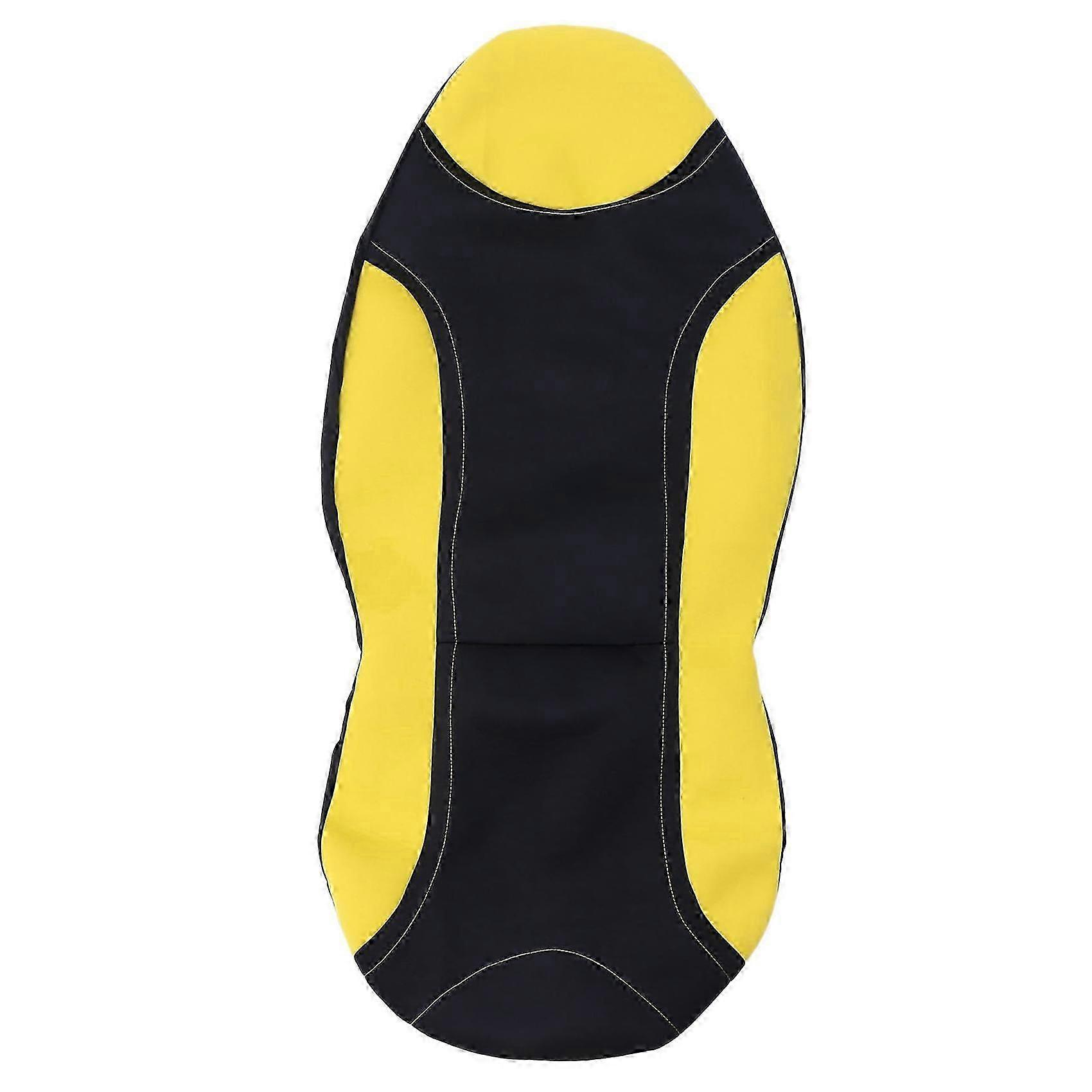 Suporte Universal para Carro Capa de Assento de Balde de Encosto Alto Capa de Assento Capa de Assento Amarelo js