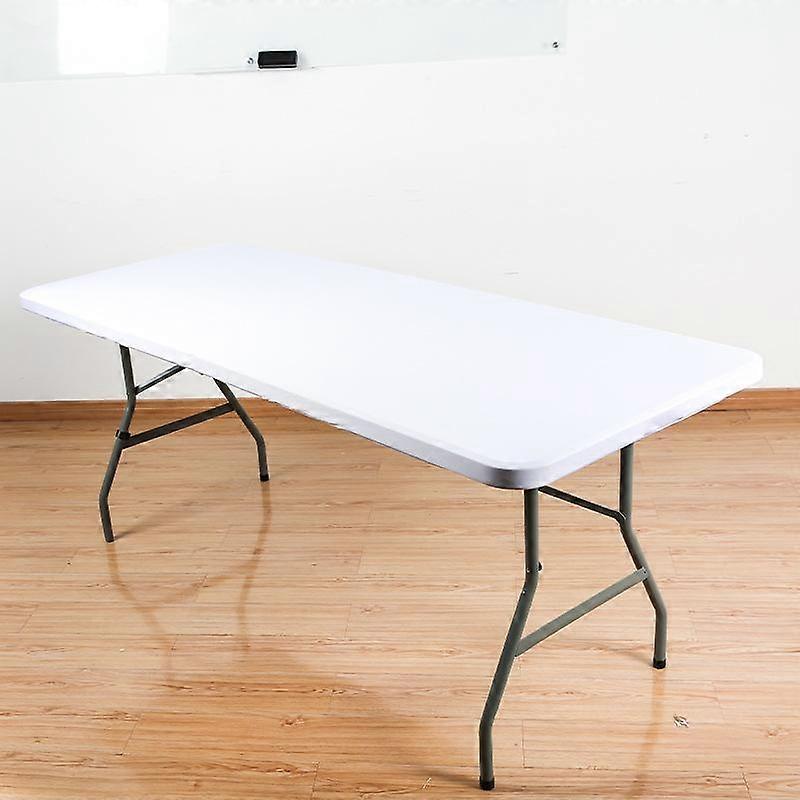 Rectangle Elastic Table Cover Wedding Table Protector Washable Tablecloth Edged Close-Fitting Picnic Camping Banquet Table Cloth