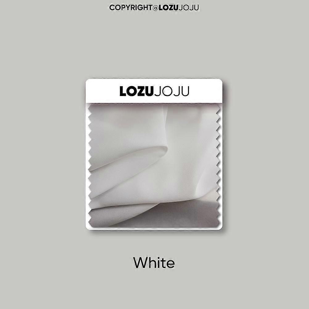 1PC LOZUJOJU LOZUJOJU Modern Style White Tulle Sheer Curtain Living Room Curtain Window Decor Drapes for French Window Balcony