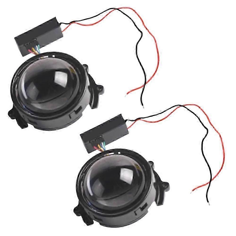 1pair Third Generation Dynamic Big LED Car Headlights Devil Eye LED Light