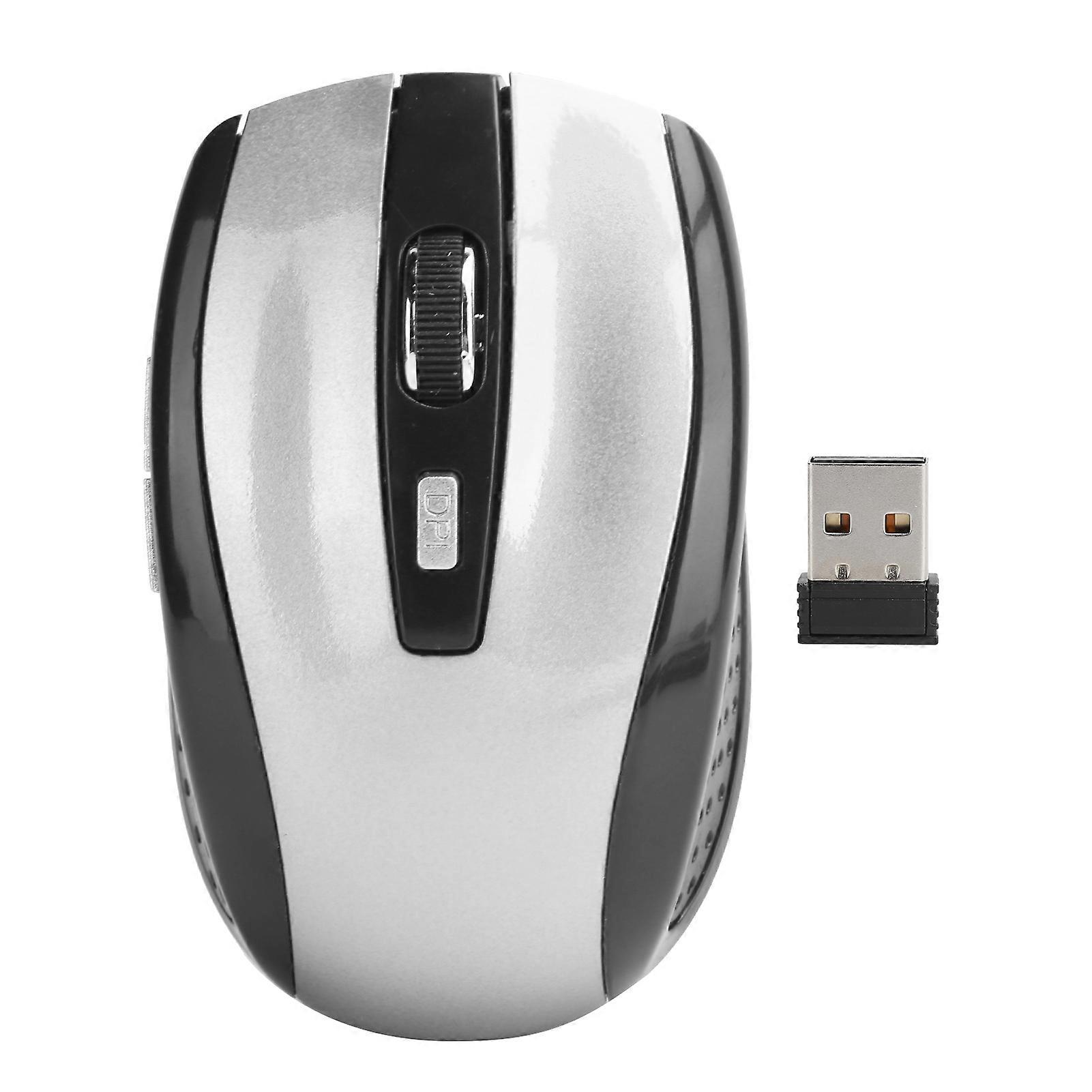 Silent Clicks Wireless Optical Mouse, Comfortable Grip For Long-Term Use, Six Button Functionality For Enhanced Control