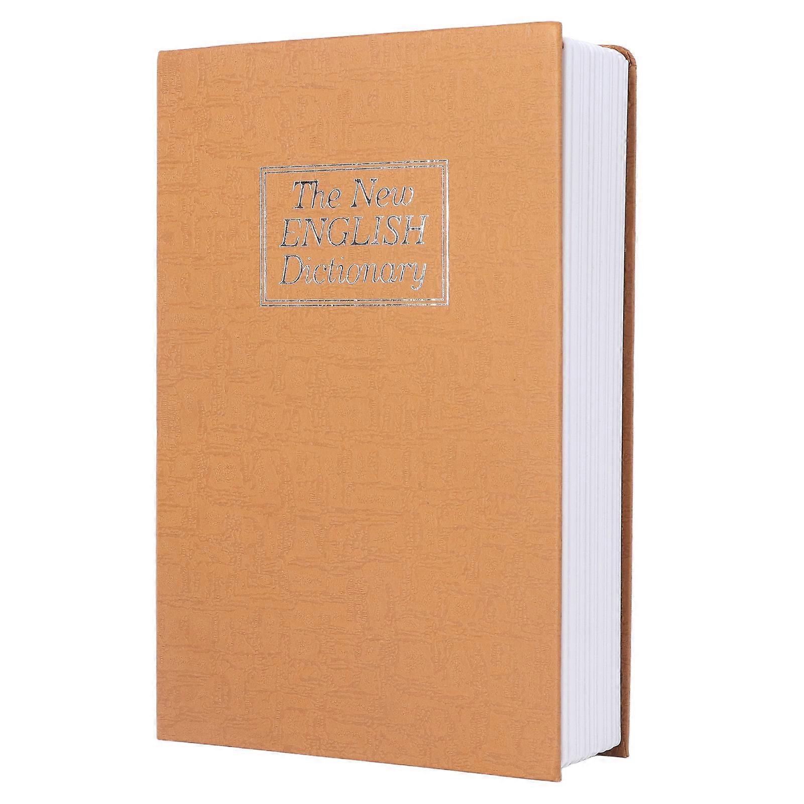 Artisan Book Coffer, Secret Hidden Metal Lock Box With Combination Lock, Hides Valuables In Plain Sight For Indoor And Outdoor Use, Paper Texture,