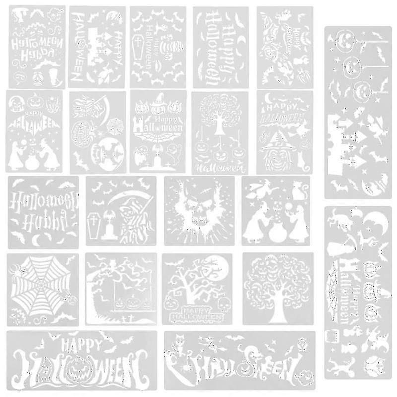 2set Halloween Stencils For Halloween Decor