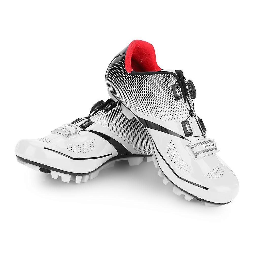 BOODUN 1 Paire Respirant VTT Antidérapant Chaussures Cyclisme Hommes Adulte <span class="ui-risk_flag4">Blanc</span> 40