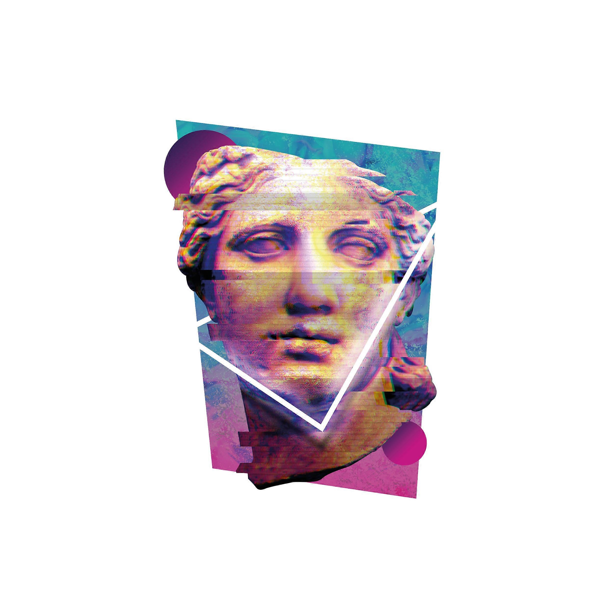Iron-on patch Glitch Venus Statue