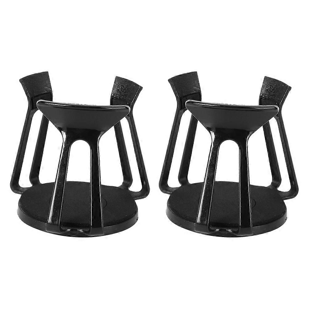 Universal Plastic 2Pcs Car Interior Water Cup Holder Paste Fixer