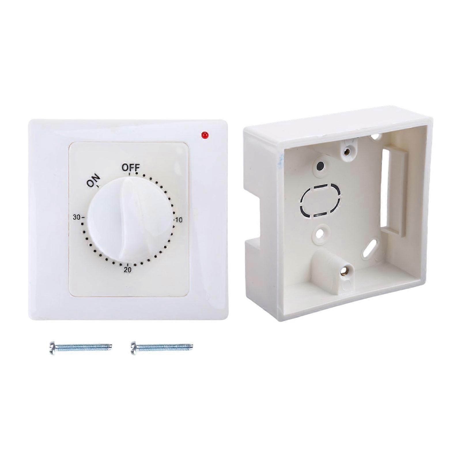 Wall Mechanical Countdown Timer Switches Highly Power Timing Controller 220V Switches Digital Timer Control Switches Plate