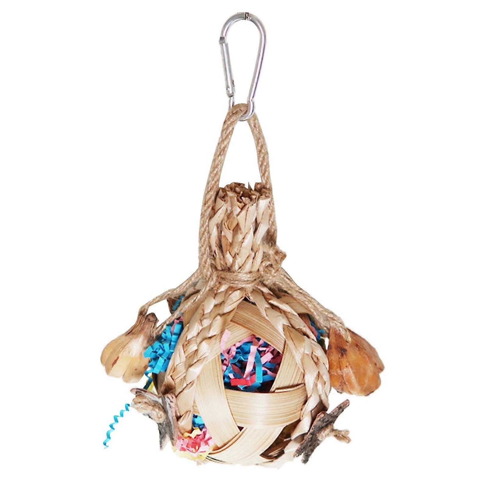 Parrot Toy Bird Toy Bird Chew Toy Bird Foraging Toy Hanging Chew Toy Bird Cage Toy Foraging Toy Parrot Bite Toy Parakeet