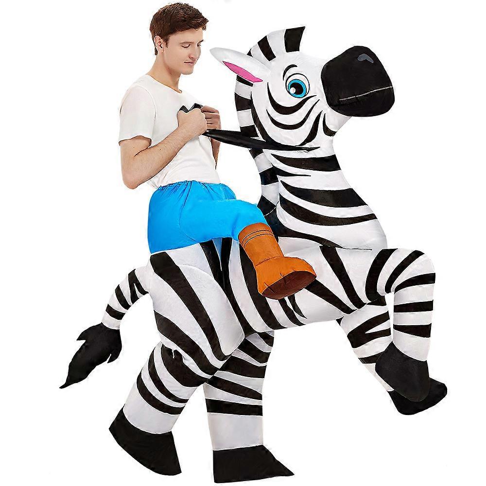 Funny Zebra Inflatable Costume, Adults